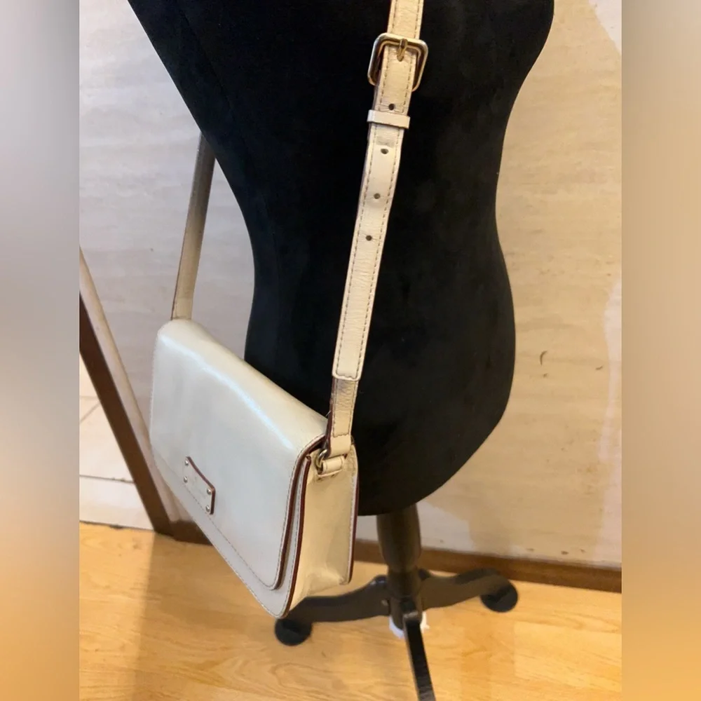 Kate Spade Wellesley Small Fynn Boarskin Embossed Leather Crossbody